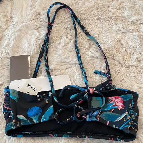 ** BOGO Daisy Fuentes Bandeau Bikini Top 6 - Picture 4 of 9